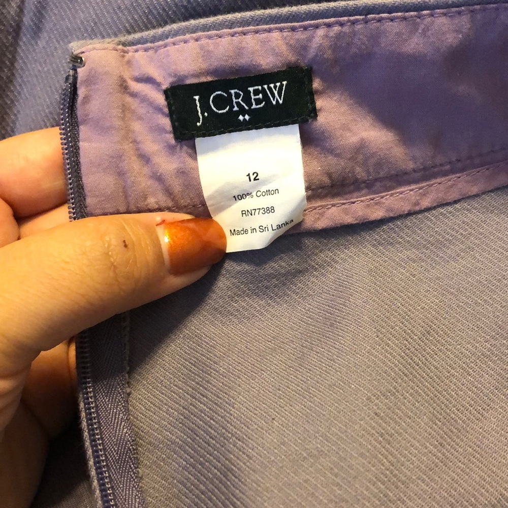 JCREW Lavender Pencil Skirt - Picture 5 of 9